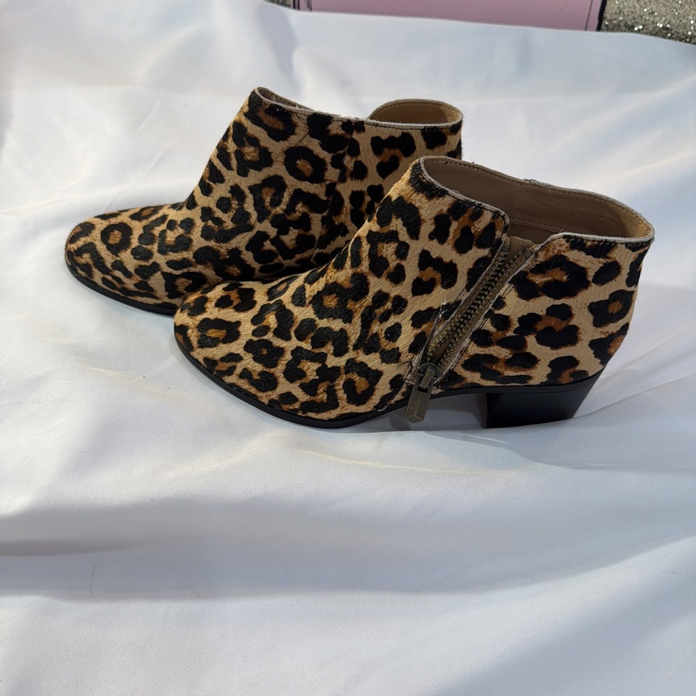 Michael Kors Cheetah Fur   Square‎ Heel Ankle Boots Size 9 NWT Dressy Casual